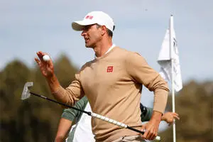 Stylish Adam Scott During Game