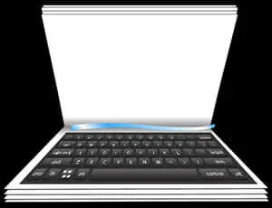Stylized Laptop Graphic