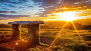 Admire the beauty of a sunrise from your desktop