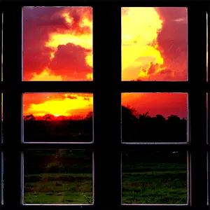 Sunset Through Window PNG 05212024