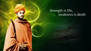 Swami Vivekananda With Life Quote