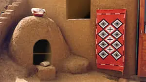 Taos Pueblo Clay Oven