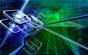 3D Computer Tech Picture