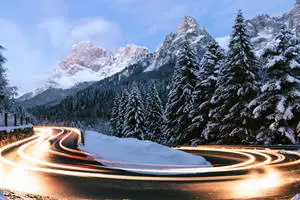 Timelapse Winter Scenery Cool Ipad