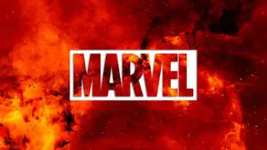 Ultra HD Marvel Logo Explosions Laptop