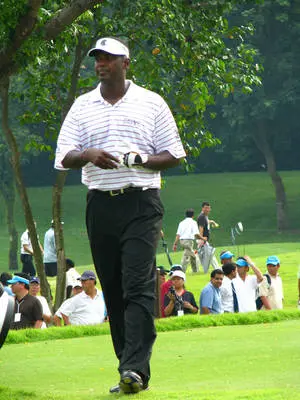 Vijay Singh Fijian Golfer Portrait