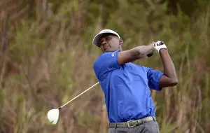 Vijay Singh In Blue Shirt