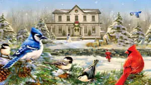 Nostalgic Vintage Christmas Desktop