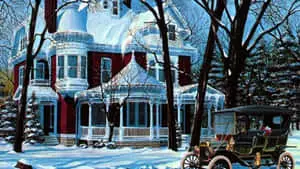 Vintage Christmas Desktop Wallpaper 