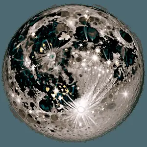 Vintage Moon Transparent PNG tou1