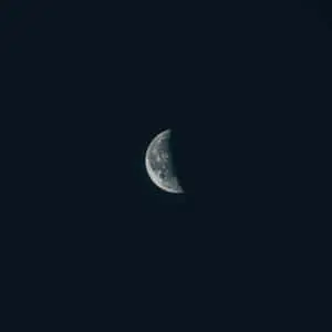 Visible Half Moon