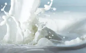 Refreshing Splatter of Pure White Milk
