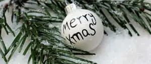 White Ornament High Resolution Christmas Desktop 